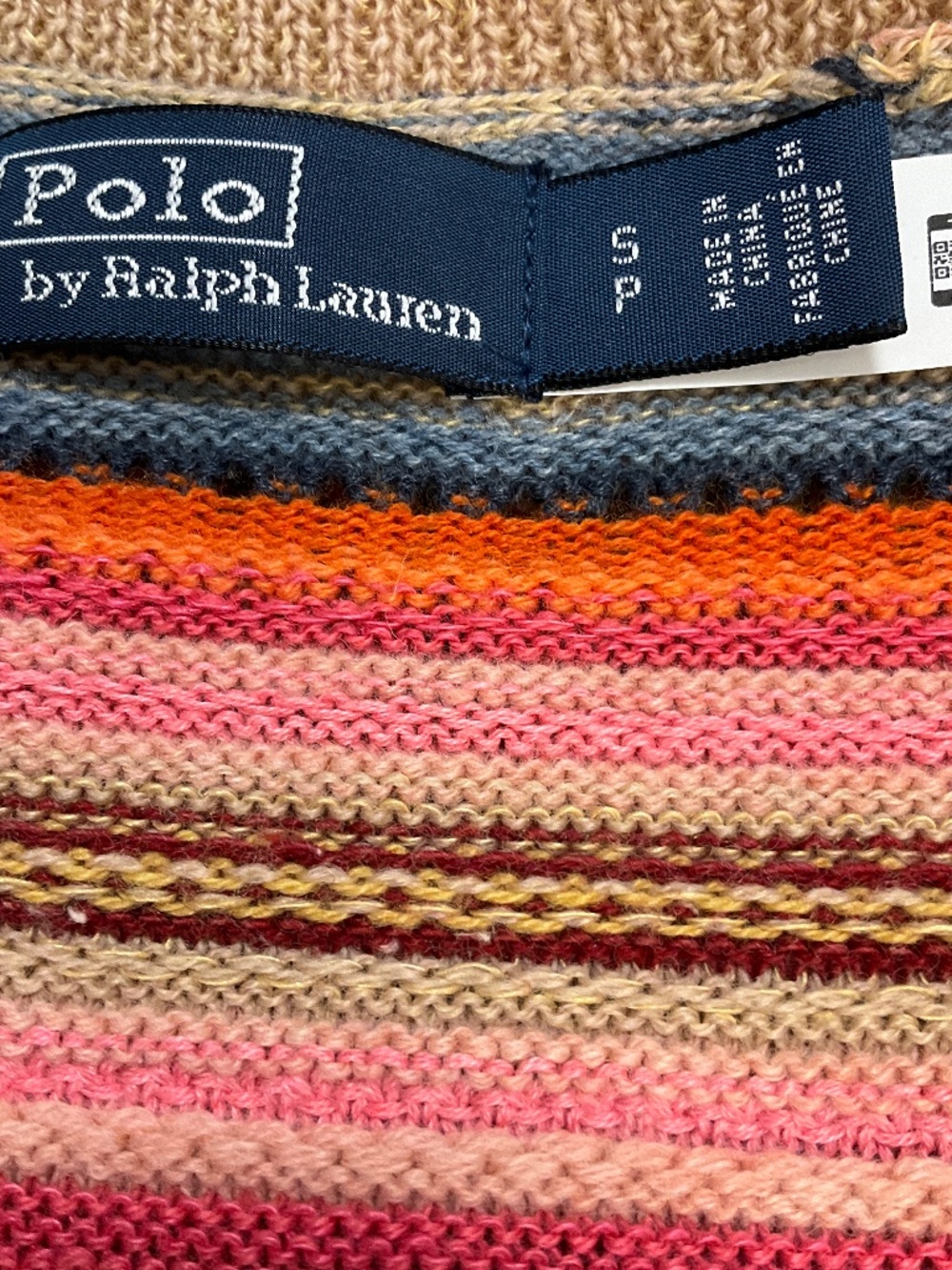 POLO BY RALPH LAUREN MULTICOLOR STRIPED KNIT MAXI DRESS - Picture 4 of 4